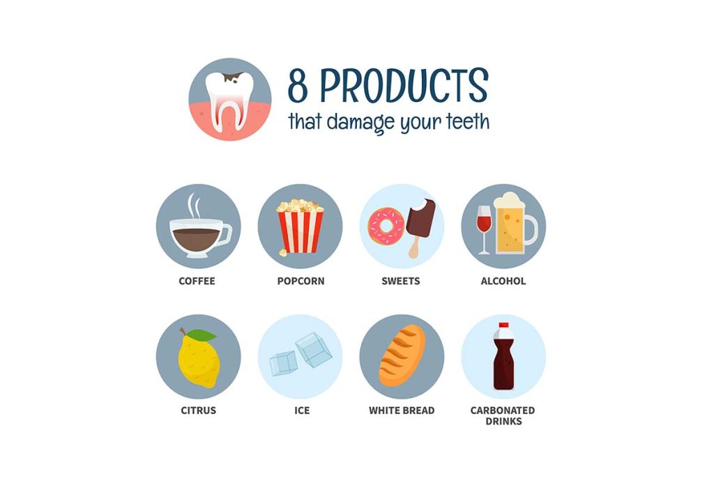 8 bad food for the teeth