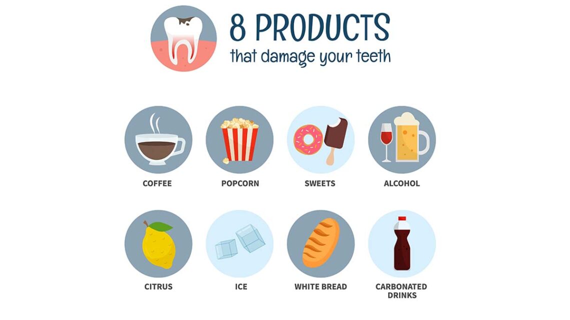 8 bad food for the teeth