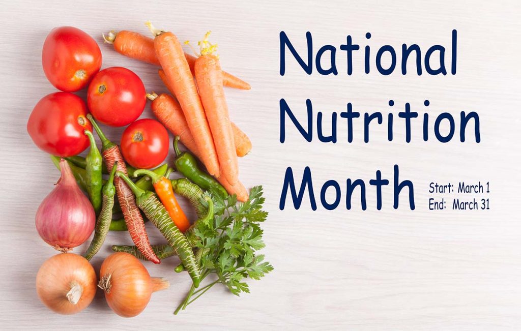 National Nutrition month